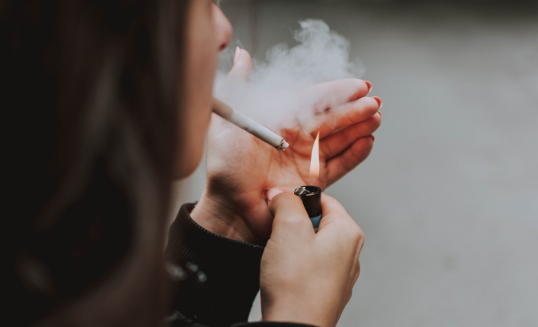 In women, cigarette smoke lowers estrogen levels, leading to osteoporosis and osteopenia and generally poor bone quality for healing, including other problems such as an increased risk of vertebral compression fractures.